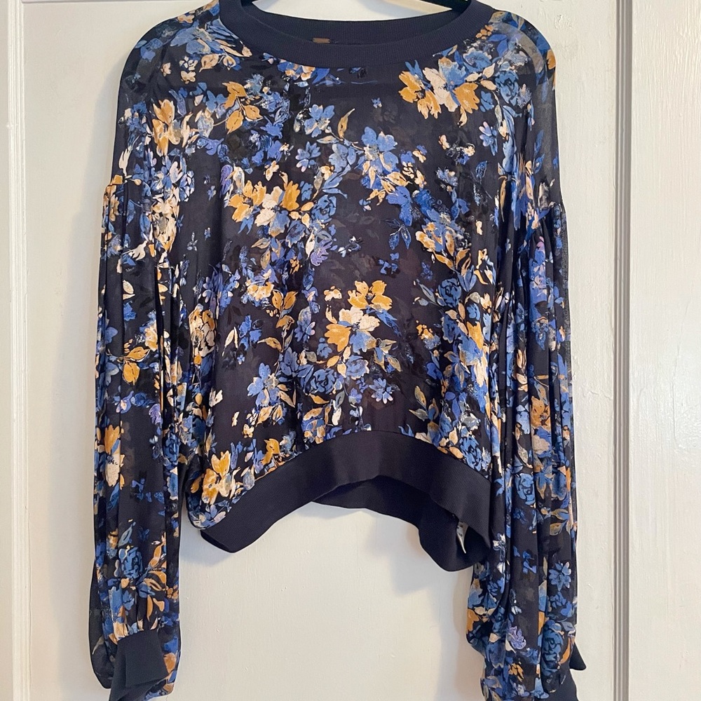 Free People sheer top